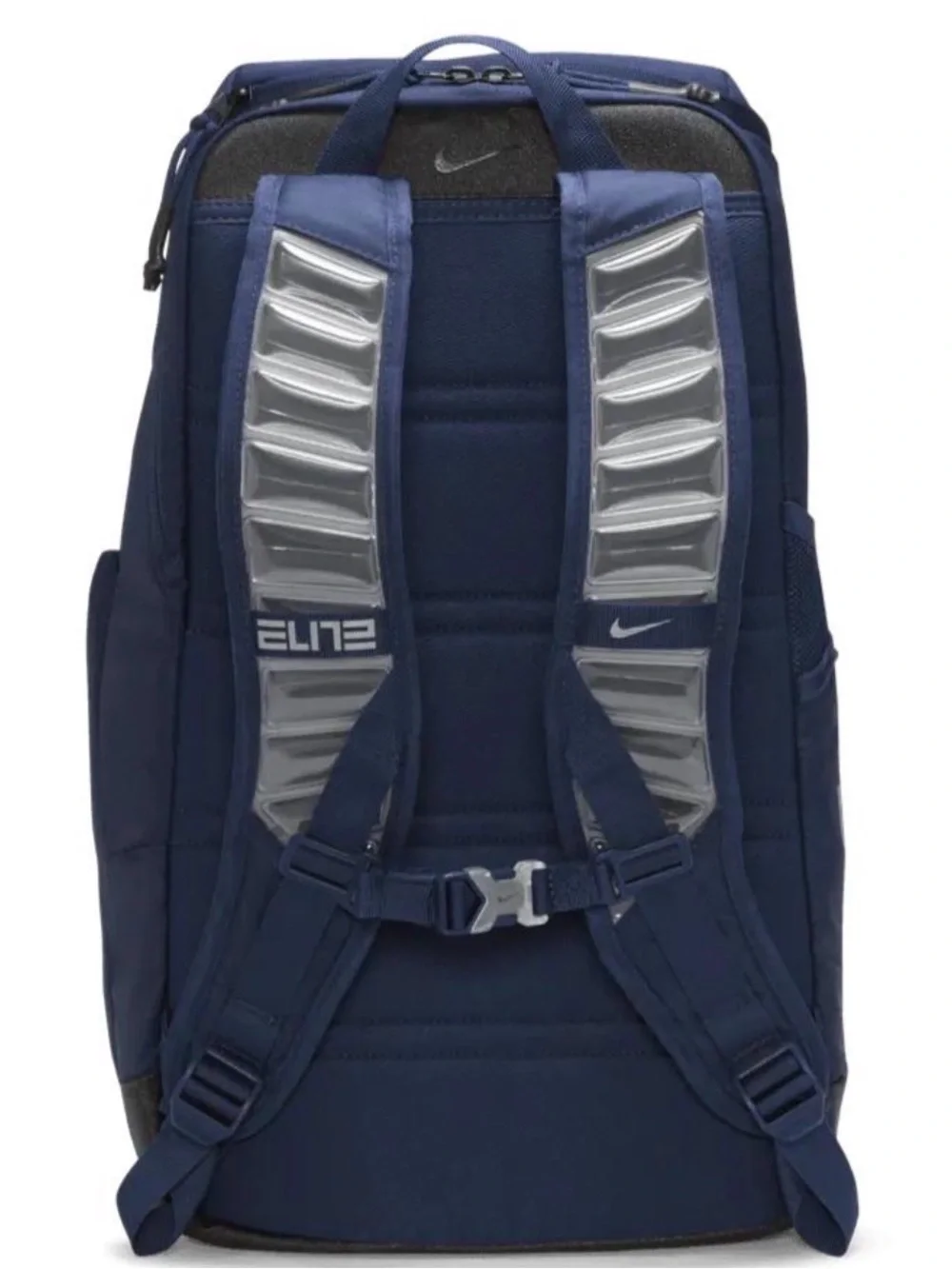 NWT Nike Men's Navy Backpack with Silver Reflective Accents